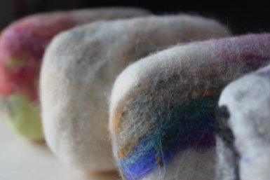 Felted Milk Soaps