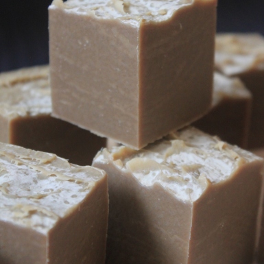 Flora & Pomona's Oat Stout Beer Soap, made with beer from La Microbrasserie du Lièvre